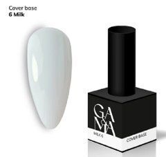 База для нігтів GA&MA Cover base 006 Milk База для нігтів Камуфлююча 006 Мілк 15 млБаза для нігтів GA&MA Cover base 006 Milk База для нігтів Камуфлююча 006 Мілк 15 мл