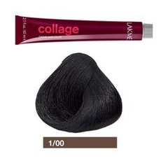 Фарба для волосся перманентна LAKME Collage Creme Hair Color 1/00 чорний, 60 млФарба для волосся перманентна LAKME Collage Creme Hair Color 1/00 чорний, 60 мл
