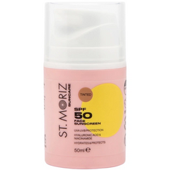 Тонуючий сонцезахист для обличчя St. Moriz Suncare SPF50 Tinted Face Sunscreen 50млТонуючий сонцезахист для обличчя St. Moriz Suncare SPF50 Tinted Face Sunscreen 50мл
