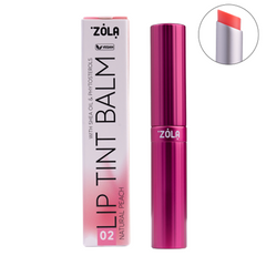 Відтінковий бальзам для губ ZOLA Lip Tint Balm Peach Natural 02
