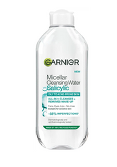 Міцелярна вода з саліциловою кислотою GARNIER Salicylic Micellar Cleansing Water 400 млМіцелярна вода з саліциловою кислотою GARNIER Salicylic Micellar Cleansing Water 400 мл