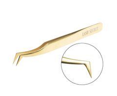 Пінцет L LASH SECRET (золото)Пінцет L LASH SECRET (золото)