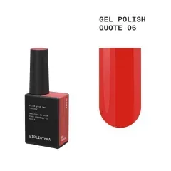 Гель-лак BIBLIOTEKA Gel Polish №06 Quote, червоний, 10 млГель-лак BIBLIOTEKA Gel Polish №06 Quote, червоний, 10 мл