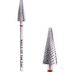 Фреза NAILSOFTHEDAY твердосплавный конус 6*17 мм красныйФреза NAILSOFTHEDAY твердосплавный конус 6*17 мм красный