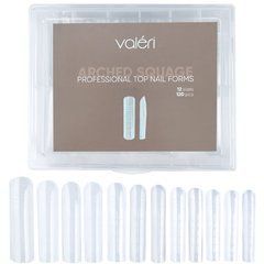 Верхні форми VALERI Top Nail Forms Arched Sguare 120 штВерхні форми VALERI Top Nail Forms Arched Sguare 120 шт