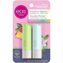 Бальзам сток EOS Rainbow Sherbet Vanilla Twist для губ увлажняющий 2 штБальзам сток EOS Rainbow Sherbet Vanilla Twist для губ увлажняющий 2 шт