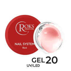 Гель для нігтів будівельний ROKS Builder Gel №20 15 мл