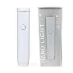 Ліхтарик ультрафіолетовий для полімеризації на акумуляторі та USB колір: білийЛіхтарик ультрафіолетовий для полімеризації на акумуляторі та USB колір: білий