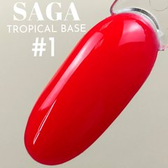 База кольорова SAGA Tropical Base №01, неон червоний, 8 млБаза кольорова SAGA Tropical Base №01, неон червоний, 8 мл
