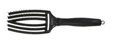 Щітка масажна Olivia Garden Finger Brush Care Iconic Boar&Nylon Black Onyx M OGID1828Щітка масажна Olivia Garden Finger Brush Care Iconic Boar&Nylon Black Onyx M OGID1828