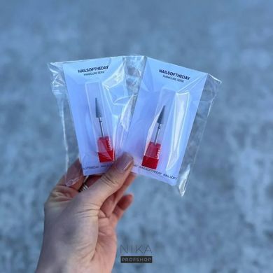 Фреза NAILSOFTHEDAY твердосплавный конус 6*17 мм красныйФреза NAILSOFTHEDAY твердосплавный конус 6*17 мм красный