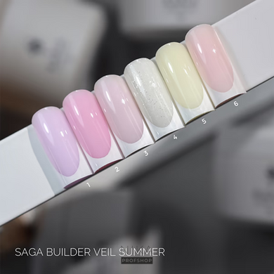Гель для нарощування SAGA Professional Builder Veil Summer Gel №01 15 млГель для нарощування SAGA Professional Builder Veil Summer Gel №01 15 мл