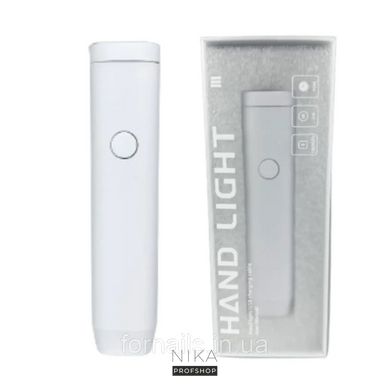 Ліхтарик ультрафіолетовий для полімеризації на акумуляторі та USB колір: білийЛіхтарик ультрафіолетовий для полімеризації на акумуляторі та USB колір: білий