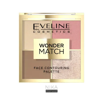 Палетка для контурування обличчя EVELINE COSMETICS Wonder Match №02 10 8 гПалетка для контурування обличчя EVELINE COSMETICS Wonder Match №02 10 8 г