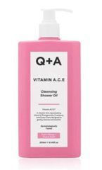 Витаминизированное масло для душа Q+A Vitamin A.C.E.Cleansing Shower Oil 250 млВитаминизированное масло для душа Q+A Vitamin A.C.E.Cleansing Shower Oil 250 мл