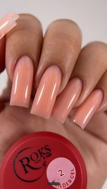 Строительный гель для ногтей ROKS Builder Gel №02 15 мл