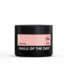 Гель для ногтей сверхпрочный Nails NAILSOFTHEDAY Bottle gel 04 молочно-бежевый, 30 мл