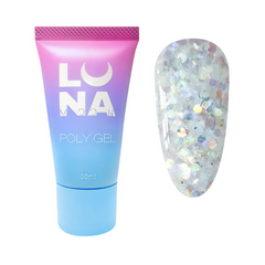 Полігель LUNA для нарощування Poly Gel №10 30 млПолігель LUNA для нарощування Poly Gel №10 30 мл