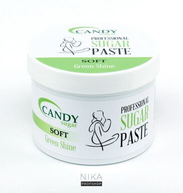 Паста для шугарингу CANDY SUGAR Sugar Paste GREEN Shine SOFT 600г