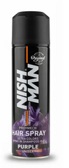 Фарбуючий спрей NISHLADY для волосся Hair Spray Purple 150 мл, 150.0