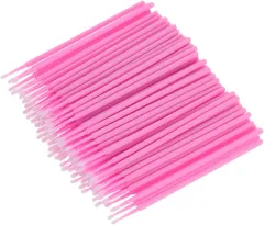 Мікробраші для брів та вій 100 шт (рожевий TYB-101 S)Мікробраші для брів та вій 100 шт (рожевий TYB-101 S)