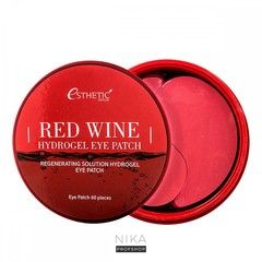 Патчи гидрогелевые для глаз ESTHETIC HOUSE Red Wine Reganerating Solution Hydrogel Eye Patch 60 шт