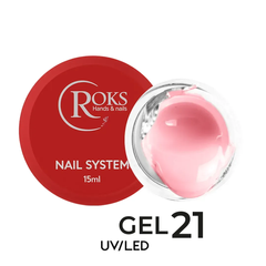 Гель для нігтів будівельний ROKS Builder Gel №21 15 мл