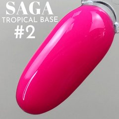 База кольорова SAGA Tropical Base №02, неоновий фуксія 8 млБаза кольорова SAGA Tropical Base №02, неоновий фуксія 8 мл