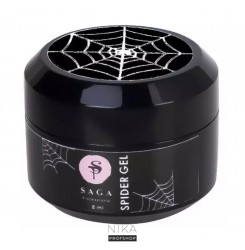 Гель-павутина SAGA Professional Spider чорна 8 млГель-павутина SAGA Professional Spider чорна 8 мл