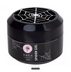 Гель-паутина SAGA Professional Spider черная 8 млГель-паутина SAGA Professional Spider черная 8 мл