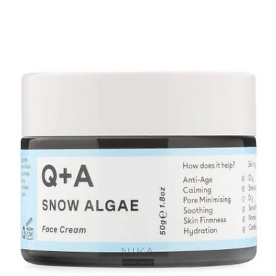 Крем для обличчя зі сніжною водорістю Q+A Snow Algae Intensive Face Cream 50 млКрем для обличчя зі сніжною водорістю Q+A Snow Algae Intensive Face Cream 50 мл