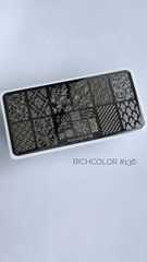 Пластина для стемпінгу RichColor RR-136Пластина для стемпінгу RichColor RR-136