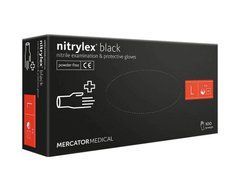 Рукавички нітрилові NITRYLEX Black L 100 шт