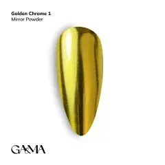 Втирка для нігтів GA&MA Голден хром 001 Golden chrome 0.3 гВтирка для нігтів GA&MA Голден хром 001 Golden chrome 0.3 г