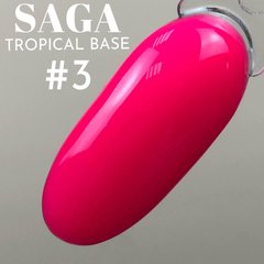 База кольорова SAGA Tropical Base №03, неоновий малиновий 8 млБаза кольорова SAGA Tropical Base №03, неоновий малиновий 8 мл