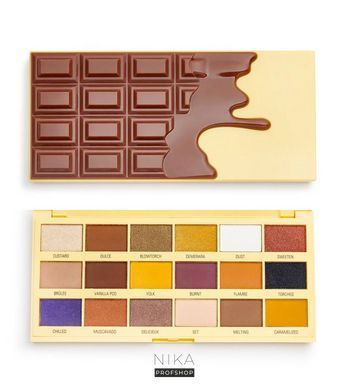 Палетка теней для век REVOLUTION Chocolate CREME BRULEE