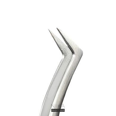 Пинцет для наращивания ресниц VILMY Professional Tweezer Eyelash топорик T-40/2 угол наклона 40*Пинцет для наращивания ресниц VILMY Professional Tweezer Eyelash топорик T-40/2 угол наклона 40*