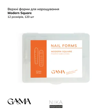 Верхні форми GA&MA Арочний квадрат Nail forms Modern square collaboration with @sadovec_yuliaВерхні форми GA&MA Арочний квадрат Nail forms Modern square collaboration with @sadovec_yulia