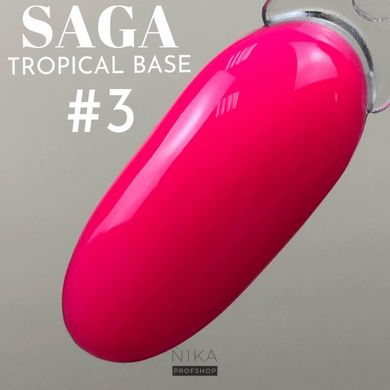 База цветная SAGA Tropical Base №03, неоновый малиновый 8 млБаза цветная SAGA Tropical Base №03, неоновый малиновый 8 мл