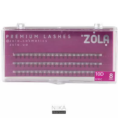 Вії-пучки ZOLA 10D(8mm)Вії-пучки ZOLA 10D(8mm)