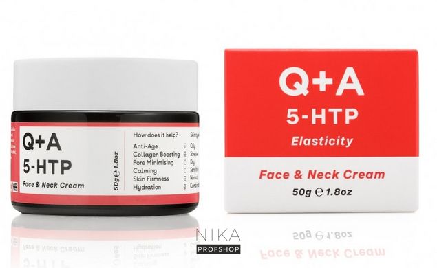 Крем для обличчя та шиї Q+A 5-HTP Face & Neck Cream 50 млКрем для обличчя та шиї Q+A 5-HTP Face & Neck Cream 50 мл