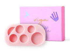 Силіконова палітра PALETTE VIYA Pink РожевийСиліконова палітра PALETTE VIYA Pink Рожевий