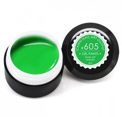 Гель-фарба CANNI 605 зелений неон 5млГель-фарба CANNI 605 зелений неон 5мл
