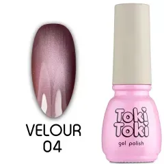 Гель-лак для нігтів Toki-Toki Velour VR 04, 5 мл.Гель-лак для нігтів Toki-Toki Velour VR 04, 5 мл.