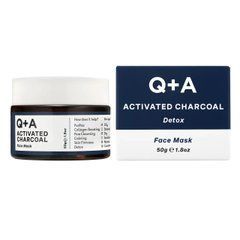 Маска для лица детокс с активированным углем Q+A Activated Charcoal Face Musk 50 млМаска для лица детокс с активированным углем Q+A Activated Charcoal Face Musk 50 мл