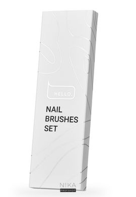 Набор кисточек Hello Nail Brushes SetНабор кисточек Hello Nail Brushes Set