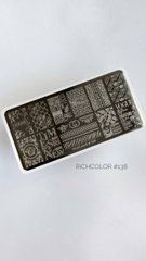 Пластина для стемпінгу RichColor RR-138Пластина для стемпінгу RichColor RR-138