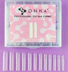 Багаторазові верхні форми DNKa Top Nail Forms Long Square 120 штБагаторазові верхні форми DNKa Top Nail Forms Long Square 120 шт