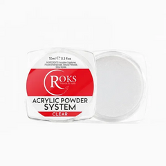 Акрилова пудра ROKS Acrylic Powder Clear 10 гАкрилова пудра ROKS Acrylic Powder 5 г.Clear