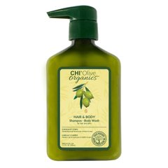 Шампунь з маслом оливи CHI Olive Orгanics Hair&Body Oil 340 млШампунь з маслом оливи CHI Olive Orгanics Hair&Body Oil 340 мл